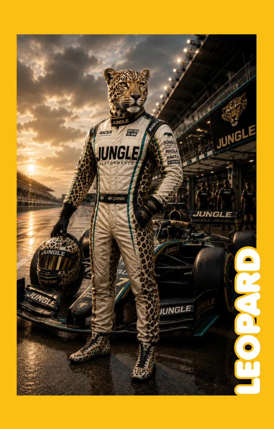 Leopard card from Jungle Politics
